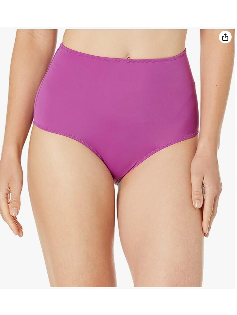 Amazon Essentials Women's High Waist Swim Bottom M